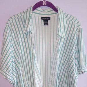 Lane Bryant real striped top, EUC